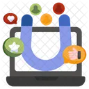 Attract Users  Icon