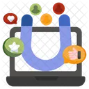 Attract Users  Icon