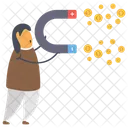 Attracting Money  Icon