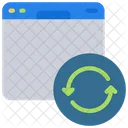 Atualizacao Da Web Atualizacao Do Site Web Ícone