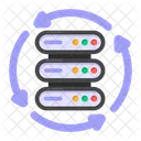 Recarga De Dados Atualizacao De Dados Backup De Dados Ícone