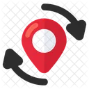 Atualizacao De Localizacao Direcao GPS Icon