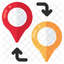 Atualizacao De Localizacao Direcao GPS Icon