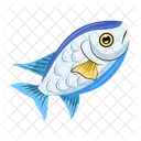 Vector De Pesca Iconos De Peces Criatura Marina Icono