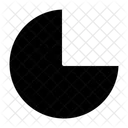 Diagramme Circulaire Segment De Secteur Tranche De Secteur Icône