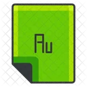 Au File Extension Icon