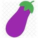 Aubergine Obst Zutat Symbol