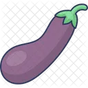 Aubergine Eggplant Vegetarian Icon