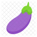 Aubergine Gemuse Vegan Symbol