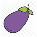 Aubergine Gemuse Lebensmittel Symbol