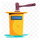 Auction Art Auction Auction Hammer Icon