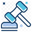 Auction Hammer Law Icon