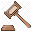 Auction Legal Hammer Icon