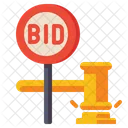 Auction Law Gavel Icon