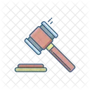 Auction Legal Hammer Icon