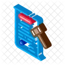 Auction Document Buying Icon