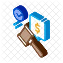 Auction Hammer Hit Icon