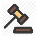 Auction Judge Hammer Icon