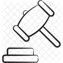 Auction Law Hammer Icon