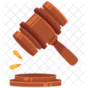 Auction Hammer Judge Icon