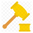 Auction Justice Hammer Icon