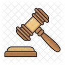 Auction Hammer Court Icon