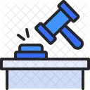 Auction Judge Law Icon