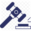 Auction Law Hammer Icon