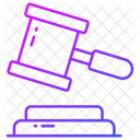 Auction Law Justice Icon