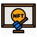 Auction Nft Non Fungible Token Auction Icon