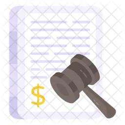 Auction Paper  Icon