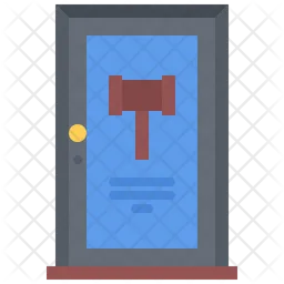 Auction Place Door  Icon