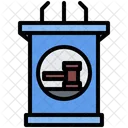 Auction Podium  Symbol