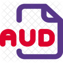 Aud File Audio File Audio Format Icon