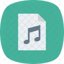 Audio Document Fichier Icône