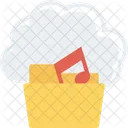 Audio Cloud Music Icon