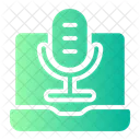 Audio Voice Recording Podcast Icon