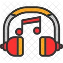 Audio Doodle Earbuds Icon