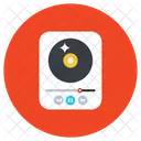 Audio-Abspielgerät; Audio-Player; Musikabspielgerät  Symbol