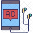 Audio Advertising Video Advertising Video Promotion Icon