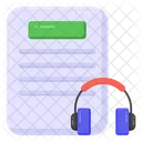 Aprendizaje de audio  Icono
