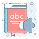 Audio Book Ebook Online Education Icon