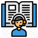 Audio Book Book Lesson Icon