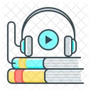 Audio Book Book Elearning Icon