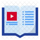 Audio Book Video Learning Video Tutorial Icon