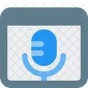 Audio Browser Content Audio Mic Icon