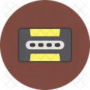 Audio Cassette Music Tape Icon