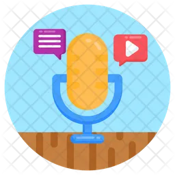 Audio Chat  Icon