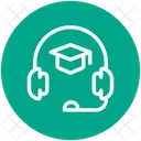 Online Education Headphone Icon
