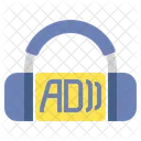 Audio Description Audio Headphone Icon